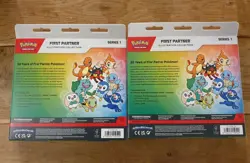 Pokemon TCG First Partner Illustration Collection Series 1 Sealed X2 - Image 2