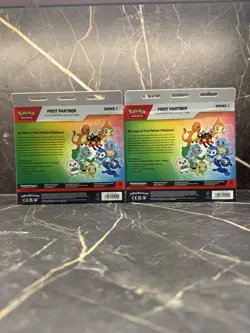 Pokemon TCG First Partner Illustration Collection Series 1 Sealed X2 - Image 2