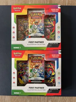 Pokemon TCG First Partner Illustration Collection Series 1 Sealed X2 - Image 2