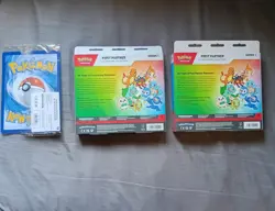 Pokemon First Partner Illustration Collection Series 1 x2 + Pikachu Museum Promo - Image 2