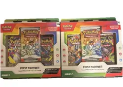 Pokemon TCG First Partner Illustration Collection Series 1 x2 - Image 1