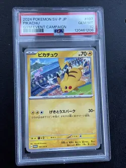 Pikachu - 197/SV-P 197/SV-P Sv-P Promo Cards Regular (Japanese) Psa 10 - Image 1