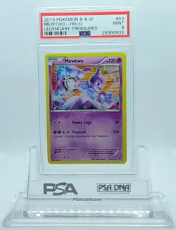 POKEMON LEGENDARY TREASURES MEWTWO #53 HOLO FOIL CARD PSA 9 MINT #28366932 - Image 2