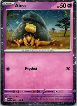 Abra - (Cosmos Holo) Promo Miscellaneous Cards & Products 063/165 NM - Image 1