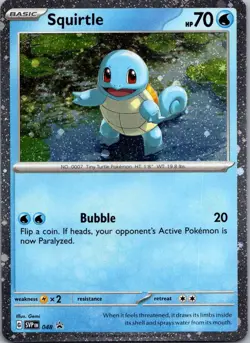 Squirtle - (Cosmos Holo) Promo SV: Scarlet & Violet Promo Cards 048 NM - Image 1