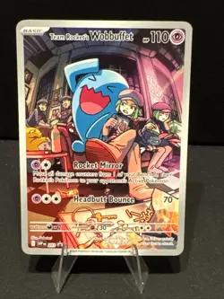 Team Rocket's Wobbuffet 203 Sv: Scarlet & Violet Promo Cards Holo - Image 1