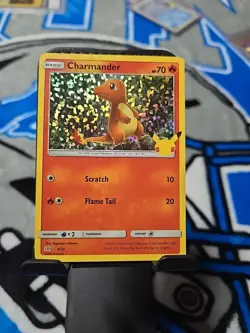 Pokemon Charmander 9/25 HOLO 25th Anniversary Mcdonalds Promo 2021 Card - Image 1