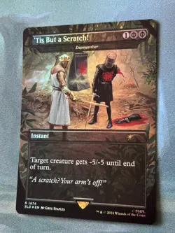 Dismember [Tis But A Scratch] Foil - MTG SECRET LAIR - Image 1