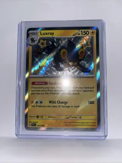 Pokemon TCG Luxray 137/091 Sv: Paldean Fates Shiny Rare Near Mint - Image 1
