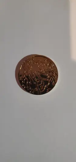 Pokemon TCG UPC Charizard Gigantimax C22 Gold Metal Flip Coin NEW - Image 1