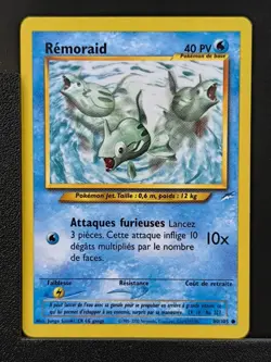 Carte Pokemon Remoraid 80/105 Edition 2 Ed 2 Neo Destiny Wizards FR 1 - Image 2