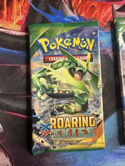 2x Pokemon Roaring Skies Opened Pack Art Set - Image 2