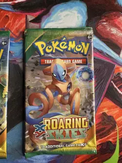 2x Pokemon Roaring Skies Opened Pack Art Set - Image 3