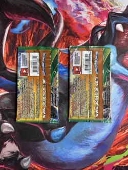 2x Pokemon Roaring Skies Opened Pack Art Set - Image 4