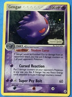 Gengar (5/92)- Legend Maker Stamp -Reverse Holo- Pokemon TCG [**MD/HD**SeeNotes] - Image 1