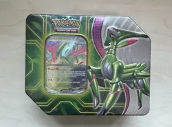 Pokemon Paradox Clash Iron Leaves Or Walking Wake Tin 5 Booster Packs, 1 Promo - Image 1