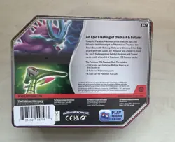 Pokemon Paradox Clash Iron Leaves Or Walking Wake Tin 5 Booster Packs, 1 Promo - Image 2