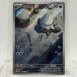 Pokemon TCG Mega Evolution Snover #140/132 Illustration Rare NM - Image 1