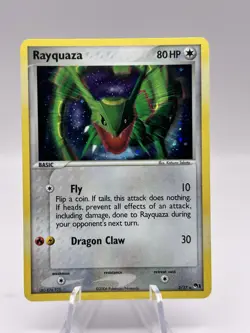 Rayquaza 3/17 Holo Pop Series 1 Pokemon LP - Image 1
