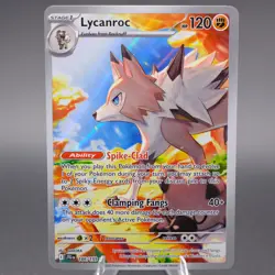 Lycanroc 166/159 Illustration Rare SV09: Journey Together Pokemon TCG NM - Image 1