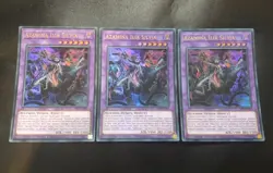 3x Azamina Ilia Silvia (Ultra Rare) 25LP-EN010 Limited Edition Yugioh Playset NM - Image 1