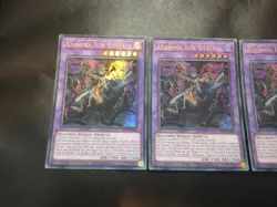 3x Azamina Ilia Silvia (Ultra Rare) 25LP-EN010 Limited Edition Yugioh Playset NM - Image 2