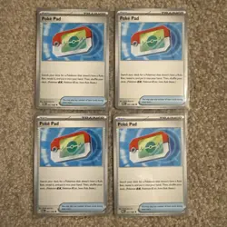 Pokemon TCG x4 Pokepad Pokemon Cards Perfect Order- NM playset - Image 1