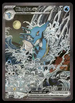 Pokemon Cards Kingdra ex 131 Scarlet & Violet Holo Promo NM - Image 1