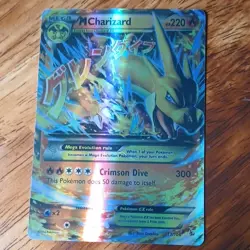 M Charizard EX Flashfire Full Art Ultra Rare Holo 220 HP Pokemon Card 13/106 - Image 1