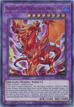 Yugioh! LP Albion the Branded Dragon - LIOV-EN033 - Ultra Rare - 1st Edition Lig - Image 1