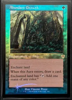 MTG Innistrad Remastered Abundant Growth Frame NM Foil (Common) - Image 1