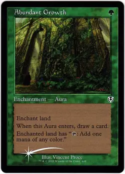 MTG Innistrad Remastered Abundant Growth Frame NM Foil (Common) - Image 2
