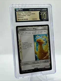 Summon: Choco/Mog Final Fantasy Regular Pristine Gem Mint 10 - Image 1
