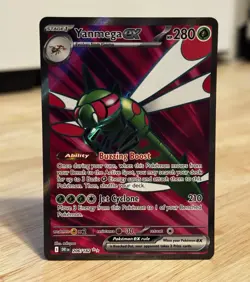 Pokemon Yanmega ex Ultra Rare SV10: Destined Rivals 206/182 NM - Image 1