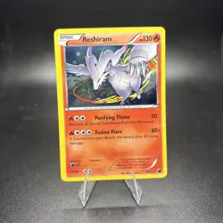 Pokemon Reshiram Cosmos Holo 17/116 PLF Plasma Freeze LP -c - Image 1