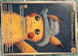 Pikachu Van Gogh Felt Hat Promo - Pokemon center X Van Gogh Museum - Image 1