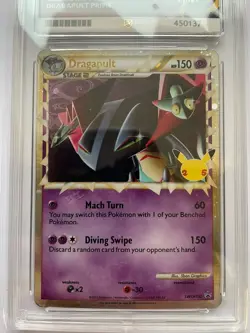 Pokemon Dragapult SWSH132 Celebrations Collection 2021 Black Star Promo Ace 9 - Image 2