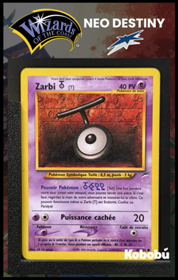 Carte Pokemon Zarbi T 88/105 Edition 2 Ed 2 Neo Destiny Wizards FR 1 - Image 1