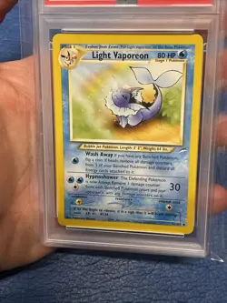 2002 Pokemon Neo Destiny Light Vaporeon #52 English Uncommon 52/105 -PSA 6 EX-MT - Image 3