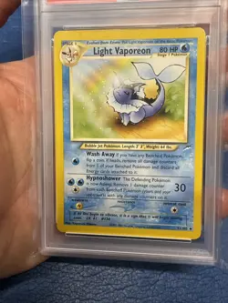 2002 Pokemon Neo Destiny Light Vaporeon #52 English Uncommon 52/105 -PSA 6 EX-MT - Image 4