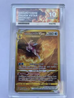 Pokemon Origin Forme Palkia VSTAR GG67/GG70 Crown Zenith Special Ace 10 Gem Mint - Image 1
