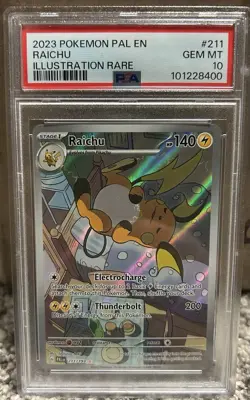 Raichu Paldea Evolved Illustration Rare 211/193 Graded PSA 10 Gem Mint Pokemon - Image 4