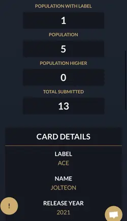 Pokemon Jolteon SWSH094 2021 Black Star Promo Sword & Shield ACE MINT 9 Low Pop - Image 4