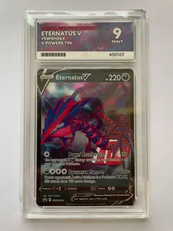 Pokemon TCG Eternatus V SWSH Black Star Promo SWSH064 Holo Promo 2020 Ace 9 Mint - Image 1