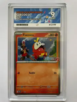 Pokemon Fuecoco horizons Stamped promo 192 2024 Black Star Promo Ace 9 Mint - Image 1