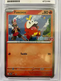 Pokemon Fuecoco horizons Stamped promo 192 2024 Black Star Promo Ace 9 Mint - Image 2