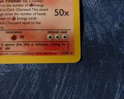 Pokemon Dark Charizard 21/82 Team Rocket Non Holo TCG WOTC Pokemon - Image 4