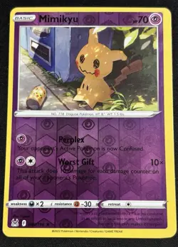Pokemon - Mimikyu 080/196 - Lost Origin Reverse Holo Rare - MP - Image 1