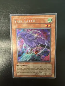 Yugioh Yata Garasu LOD-000 1st Edition Secret Rare Holo Bleed Konami 2003 - Image 1