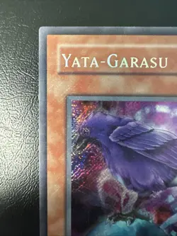 Yugioh Yata Garasu LOD-000 1st Edition Secret Rare Holo Bleed Konami 2003 - Image 4